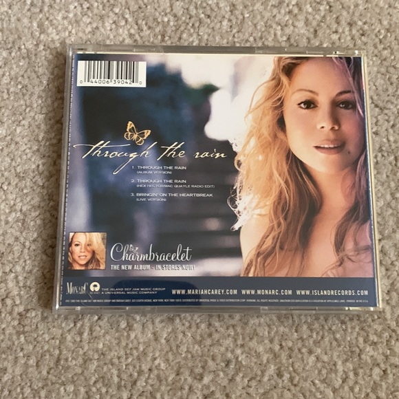 Rare Mariah Carey Through The Rain Single!! - Picture 5 of 6